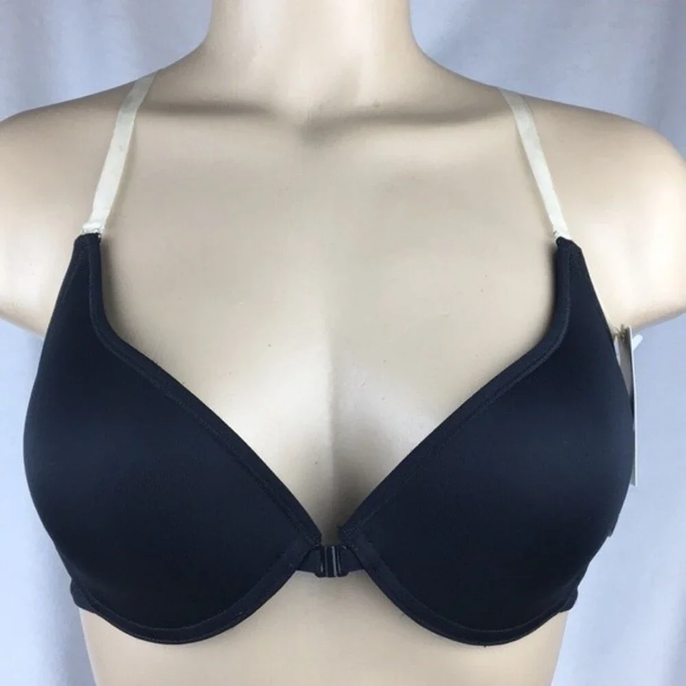 Le Mystere Black Nu Claire Convertible Bra New 34C